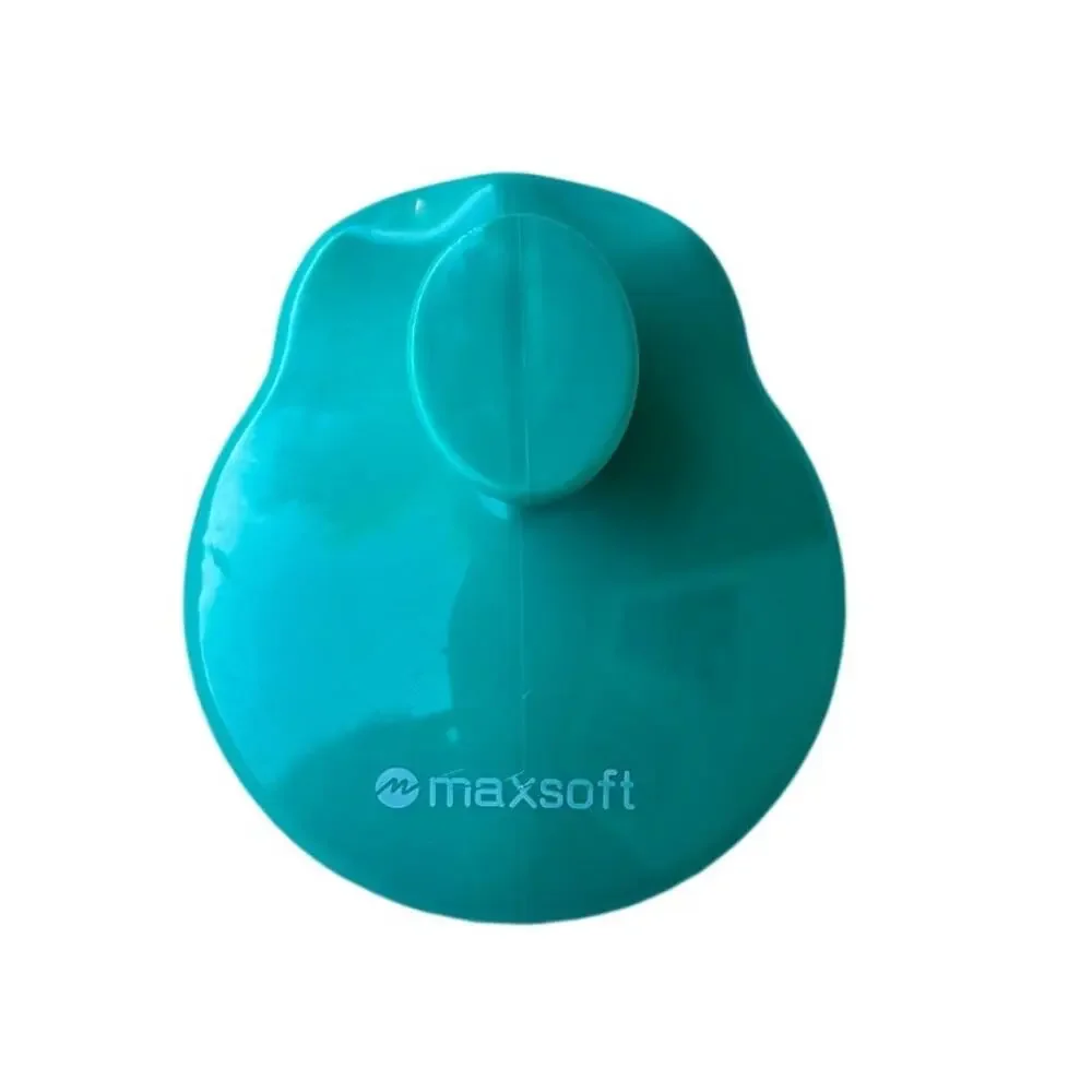 Scalp Massager Hair Shower Brush Shampoo Brush Soft Silicone Scrubber Teal Blue